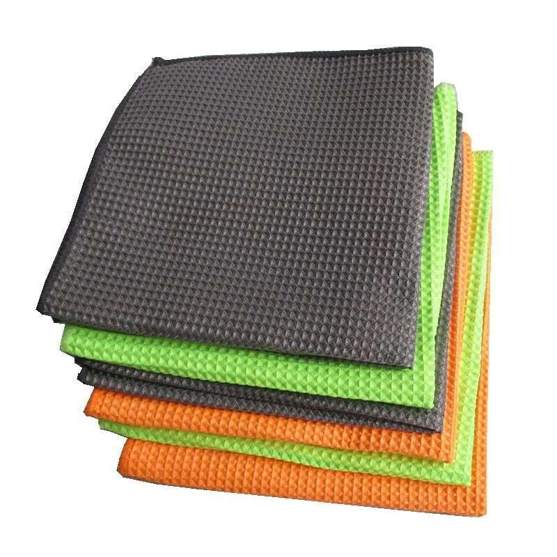 All-Purpose Microfiber Waffle Cloth Car Cleaning Cloth