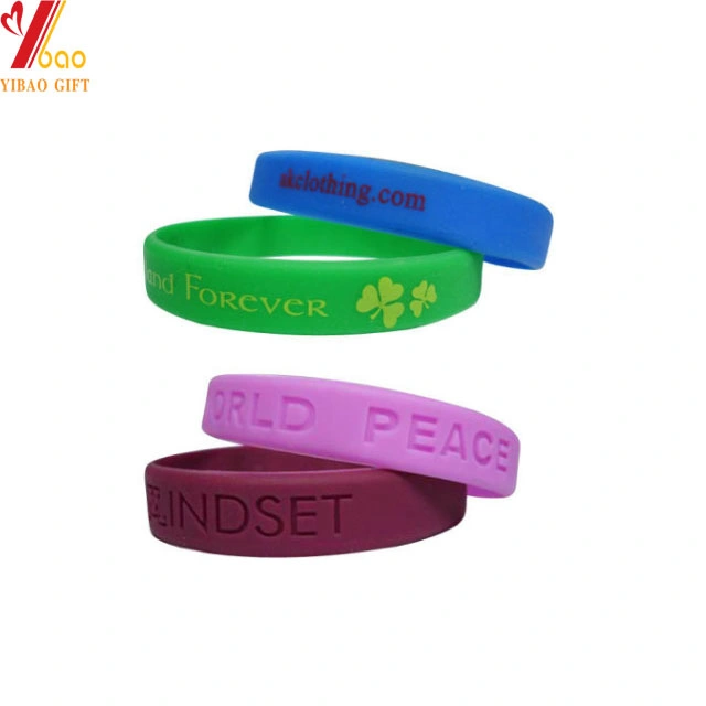 Beispiel Anpassung Custom Printing Silikon Armband Armband Handband Stimme Werbegeschenke