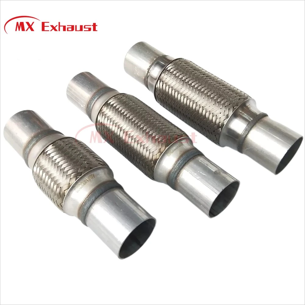 Mx Exhaust Flexible Bellow Pipe with Nipples Stainless Car Parts Exhaust Flexible Pipe Muffler Corrugation
