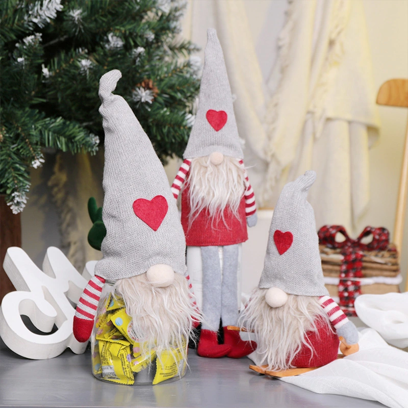 Forest Rudolph Ohne Gesicht Santa Doll Rotwein Flasche Set