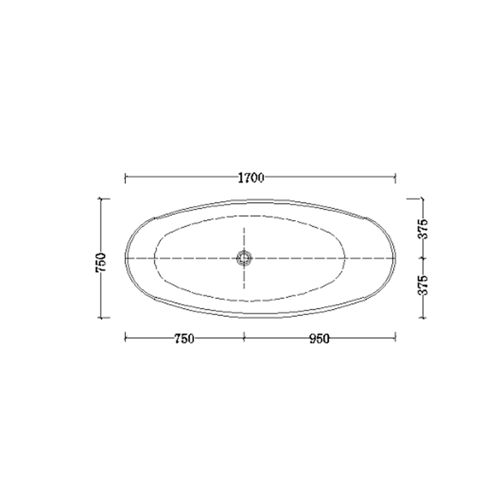 Rule Free Standing Acrylic Seamless Sanitary Ware SMC Material Bathtub