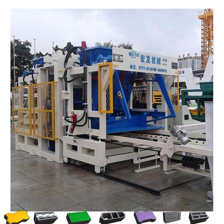 Qt12-15 Widely Use Concrete Ecological Block Brick Machine for Make Bricks Lowest Price