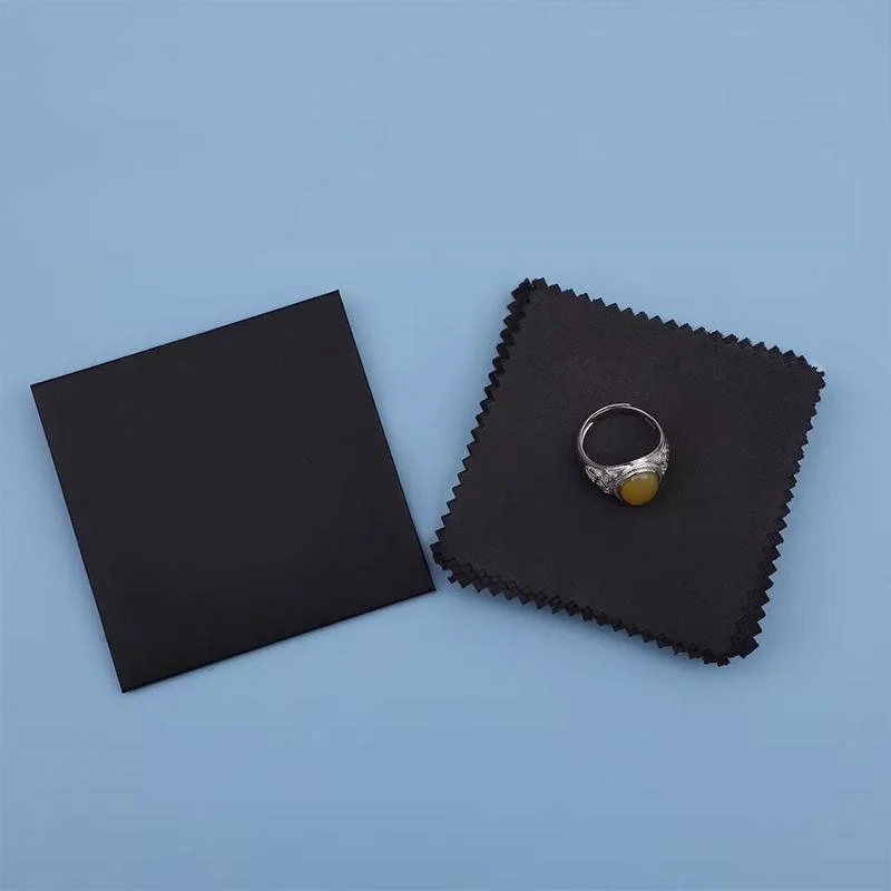 La impresión de logotipo de cobre de promoción de la microfibra Gafas Anteojos Paño y paño de limpieza de microfibra personalizada