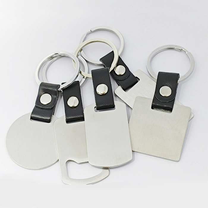 Оптовая конструкция Keyrings брелок Blank Гравюры Plain Custom House Iron Цепочка из окрашенного сплава Металлическая цепочка для рекламных подарков