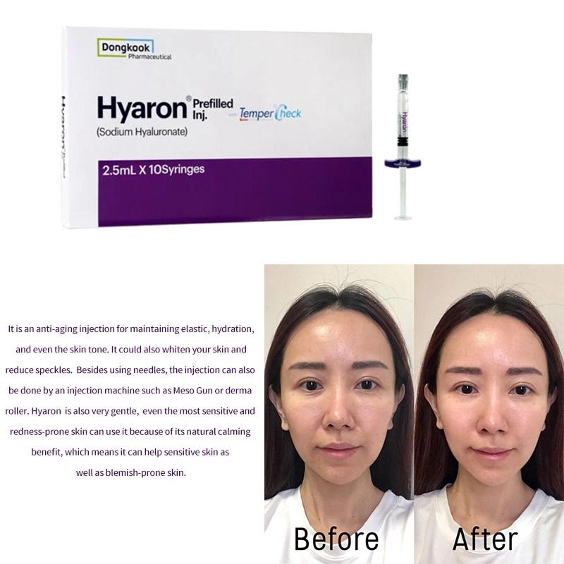 Hyaron 2.5ml*10syringes Sodium 25mg Hyaluronate Ha Filler Prefilled Injection 2.5ml Hyaluronic Acid Skin Booster Solution Injection Hyaron Pen Hyaron Skin