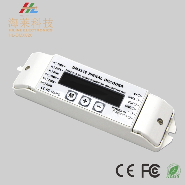 5-24VDC DMX512 Signal Into Multiple Chip Number 6803/8806/2811/2801/3001/9813 LED Driver