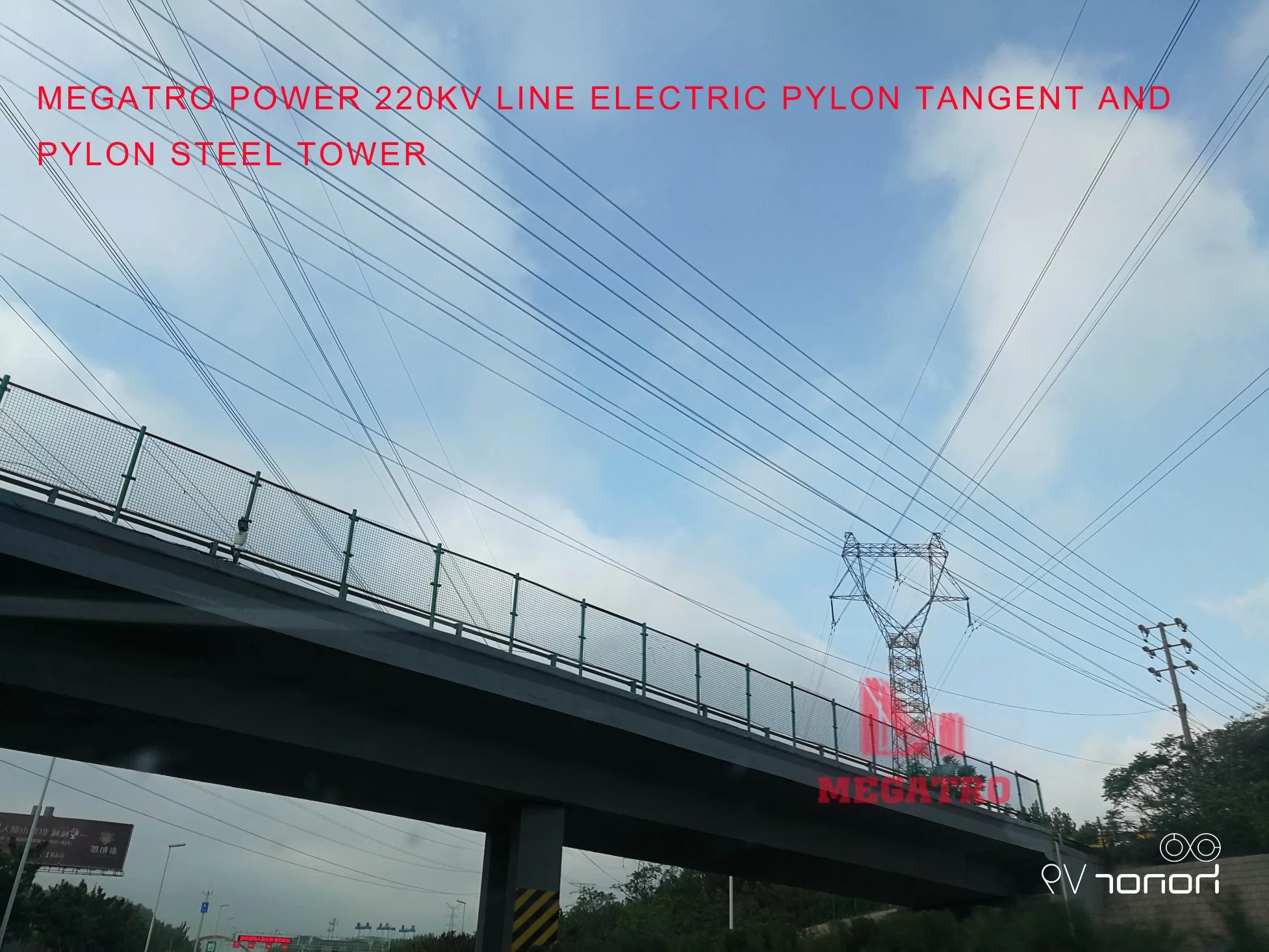 Megatro Power 220kv Transmission Line Z2 Suspension Lattice Tower