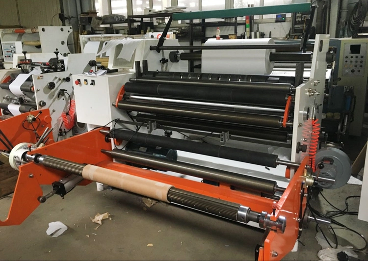 Rtfq-900b Automatic Roll to Roll Label Paper PVC Slitting Machine