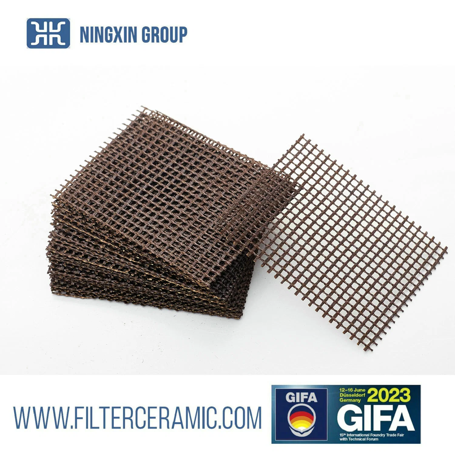 Industrial Mesh Fiber Glass Aluminum Liquid Filtration Fiberglass Filter Cloth for Molten Metal Aluminium