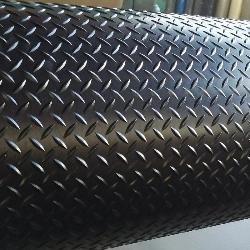 Factory Manufacture Non -Slip Diamond Plate Safety Rubber Mats /Rubber Sheet for Stairs