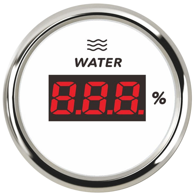 Digital Water Level Gauges 0-100% Water Level Meters 0-190ohm for Auto Boat Agricultural Machinery Engines Generating Units