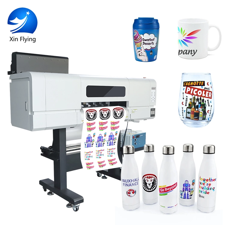 Roll to Roll UV-Dtf Printer Price 60cm Crystal Labels Printing Machine