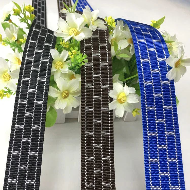 2cm Jacquard Poly Webbing for Garment Factory