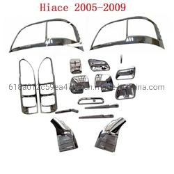 ABS Chrome Full Kits for Hiace 2014 2018 Complete Toyota Body Kits for Car Accessories