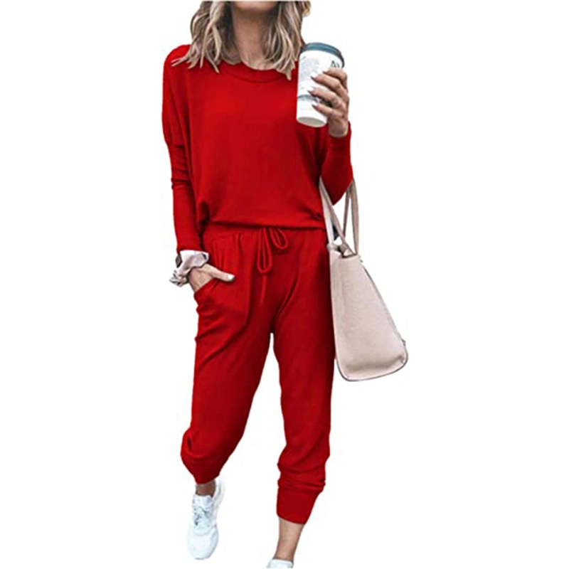 Fashion Sweatpants and Hoodie Set Casual Women's Sports Clothing for Joggers