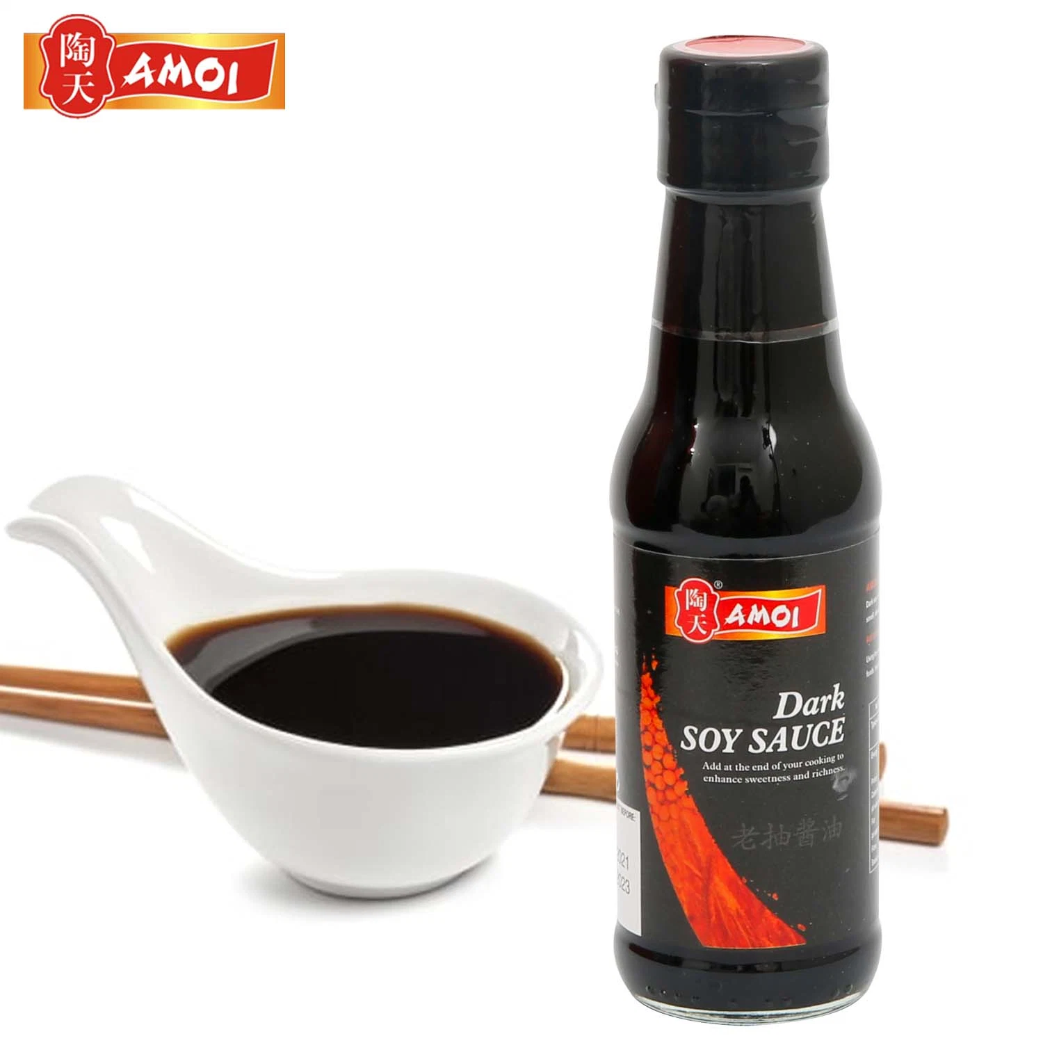 Guangdong OEM Soy Sauce with Black/Dark Brown Color & High Quality