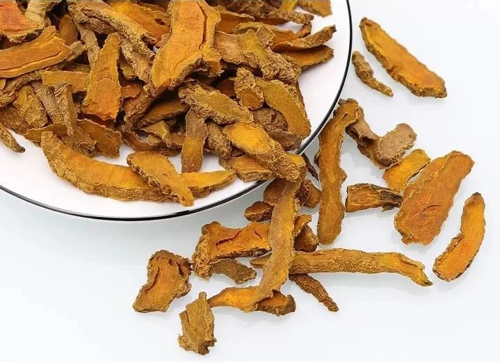 Curcuma longa (tubérculo raiz) Extrato vegetal granulado concentrado Medicina tradicional herbal Chinesa