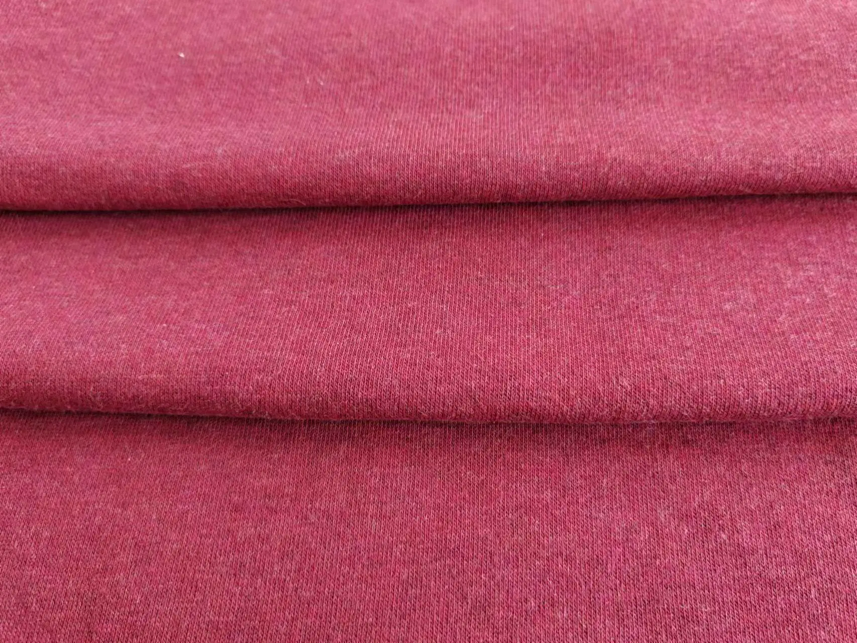 Organic Cotton/Polyester Melange Fleece French Terry Backing Brushed Wholesale High Quality Knitted Fabric for Garment Bedding Toy