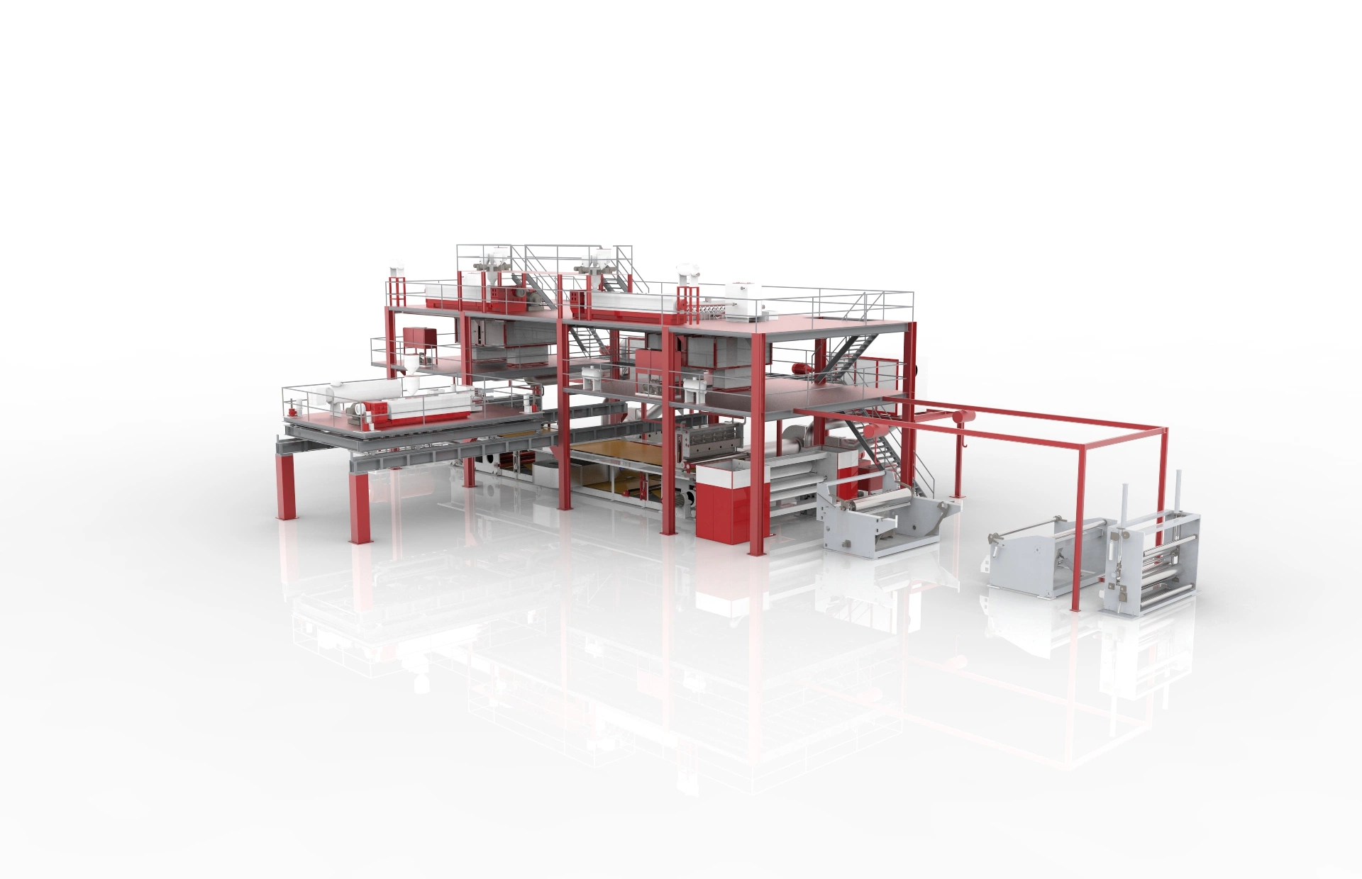 a. L--- S/Ss/SSS/SMS/SMMS PP Spunbond Non Woven Fabric Making Machine