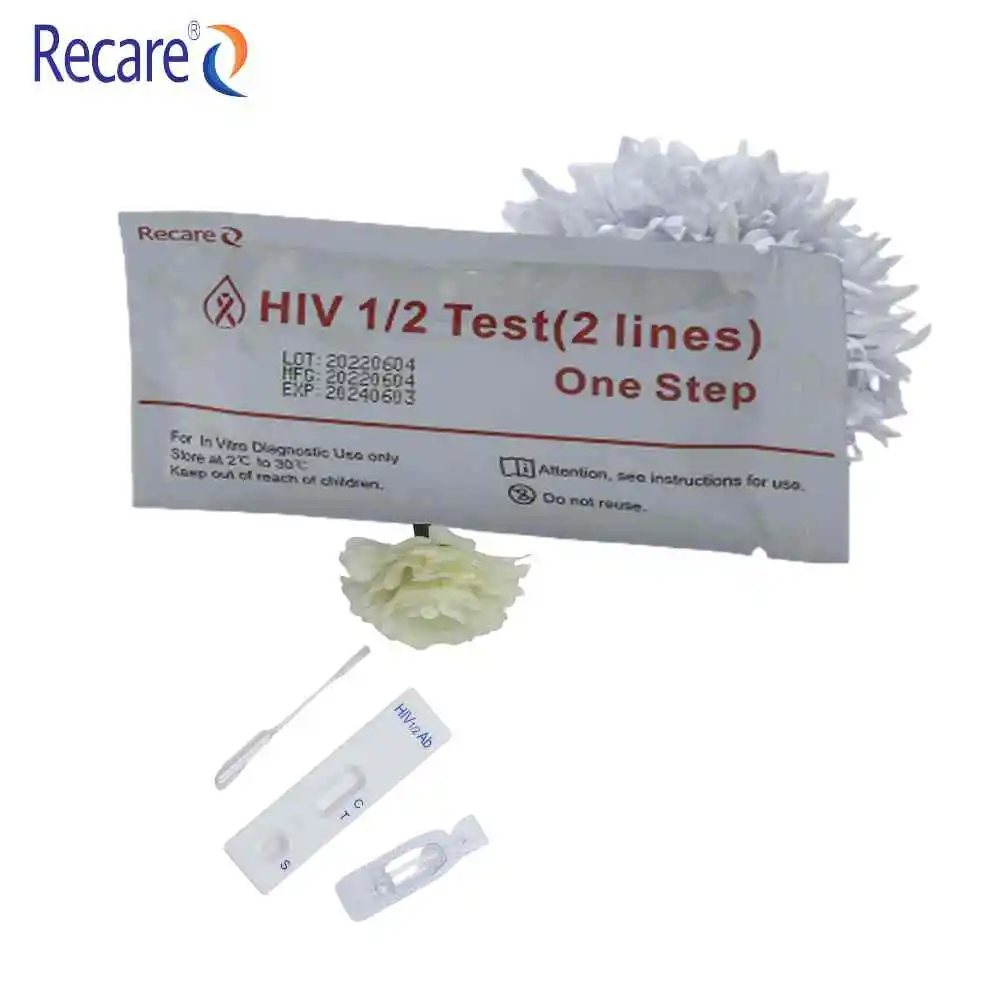 kit de tests sanguins rapides dischem test vih 1 et 2