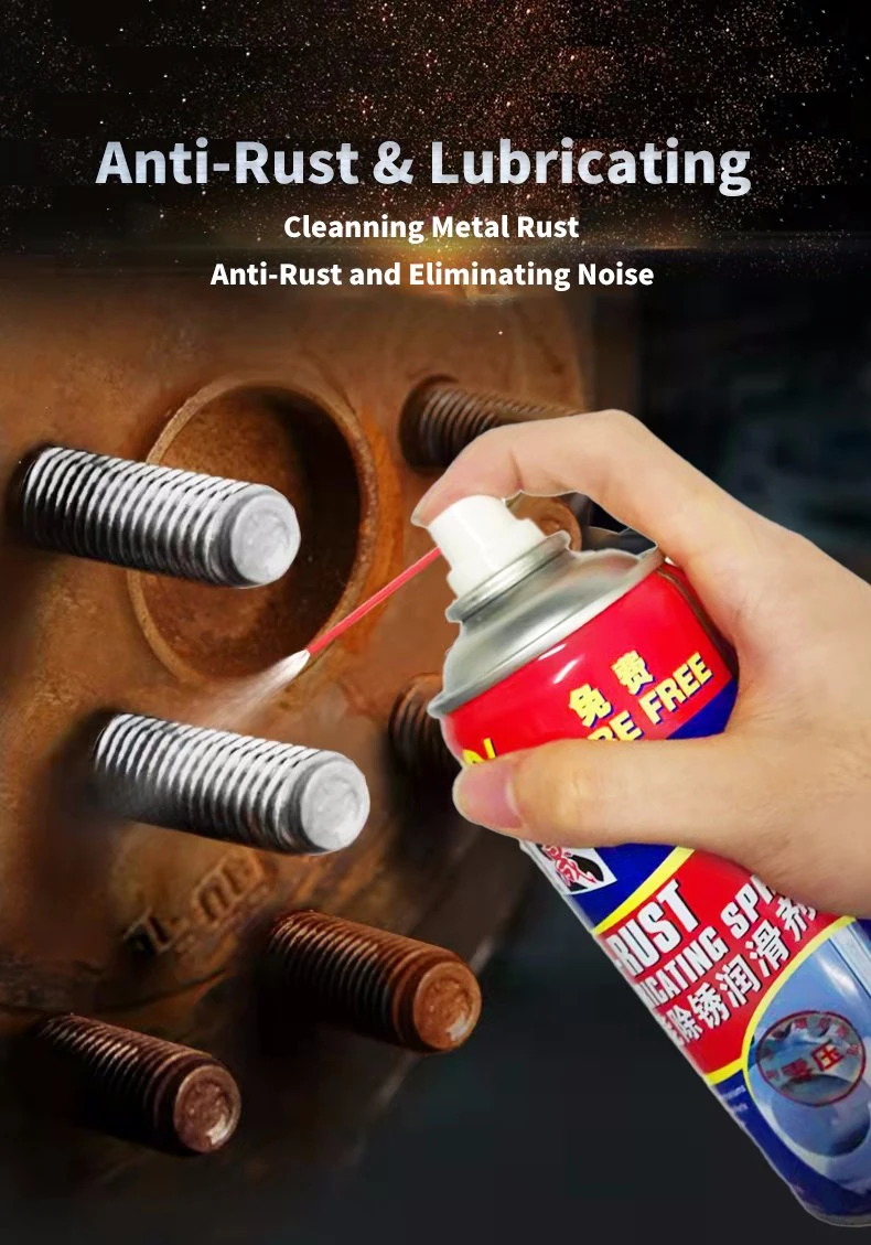 Muti-Purpose Aerosol Spray Painting Anti-Rust Metal Lubricant Rust Removal Car Paint Auto Paint