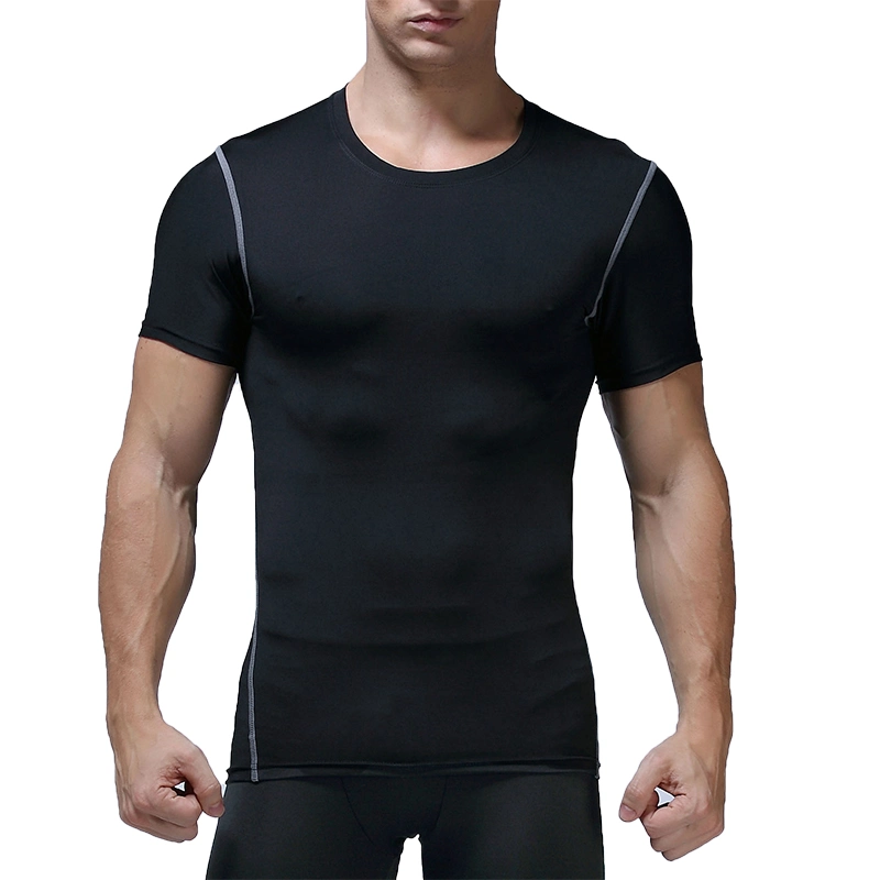 Wholesale/Suppliers Fitness Clothing Men Sportswear Workout Running Gym Active Shirt