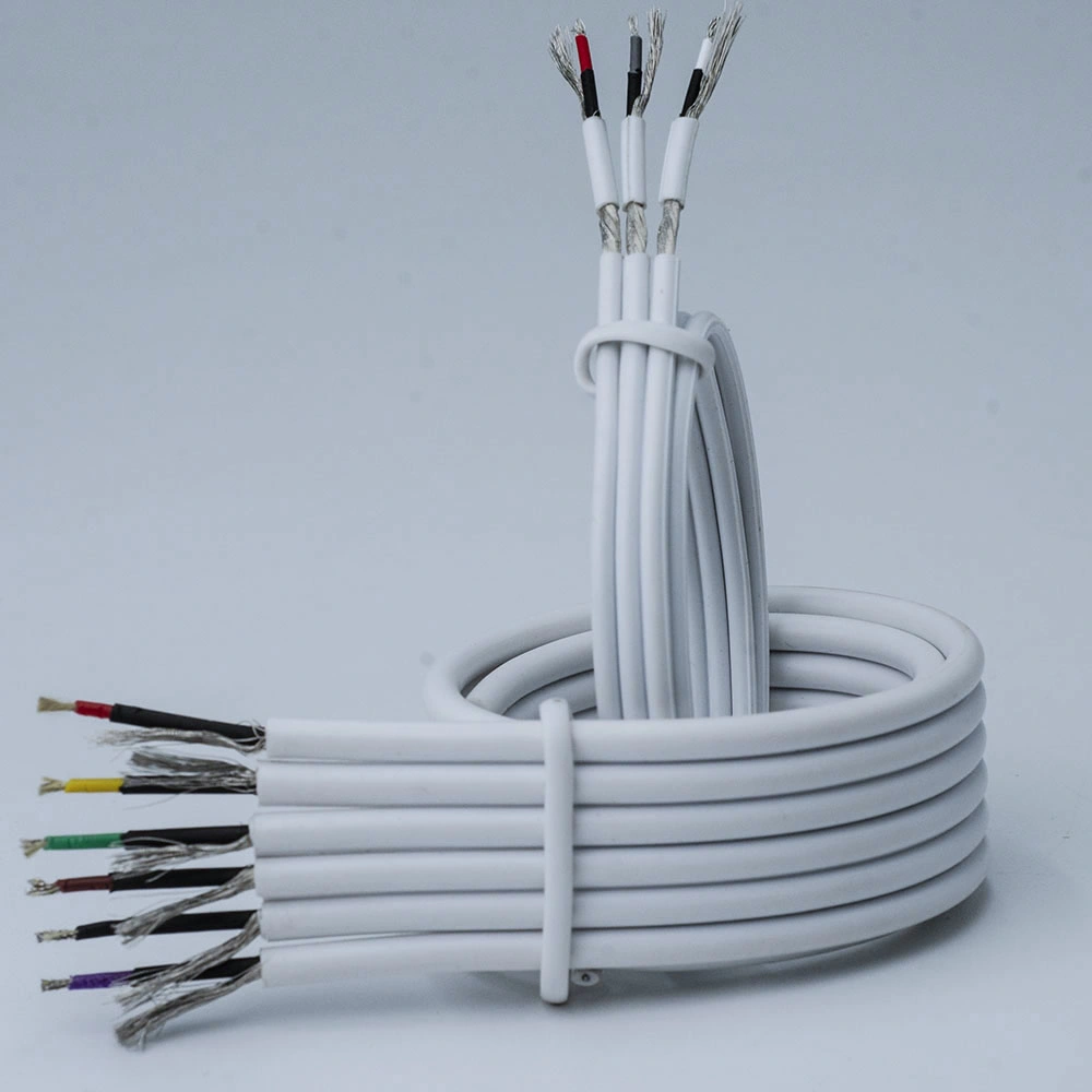 6 Lead ECG Cable troncal de 5 derivaciones latiguillo de ECG Snap|Tup materias Cable médicos