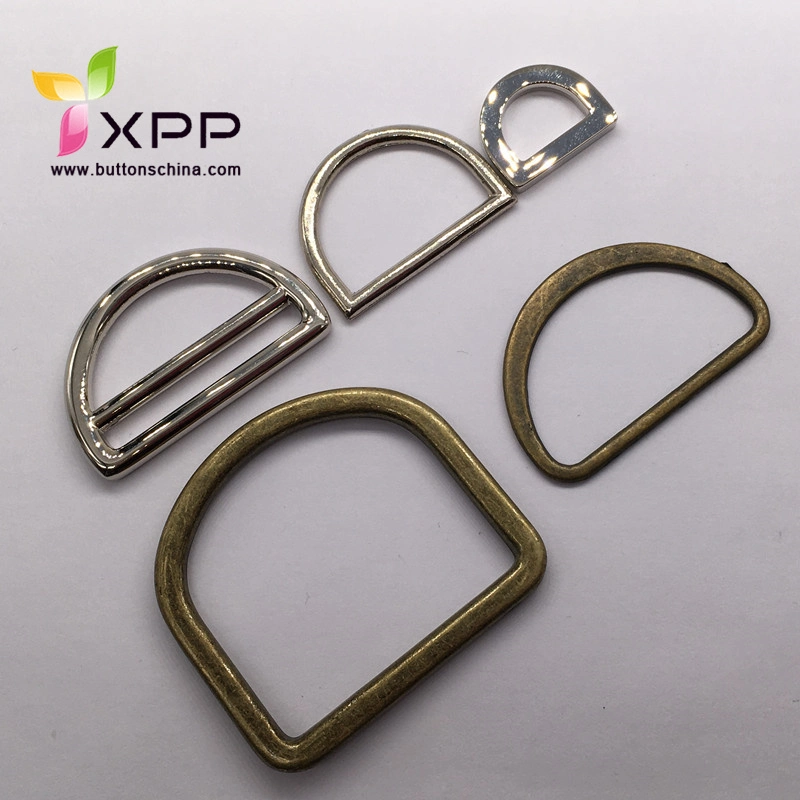 Metal Slider and Buckle with Brass Roller for Garments