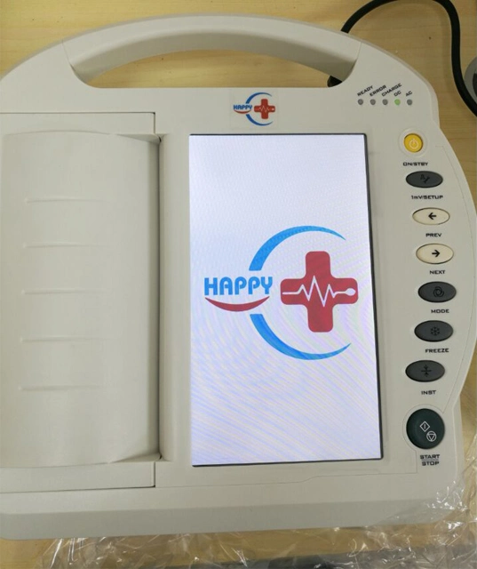 Hc-H004 Portable Electrocardiograph 10 Inch Touch Screen ECG Analyzer ECG Machine 12 Channel