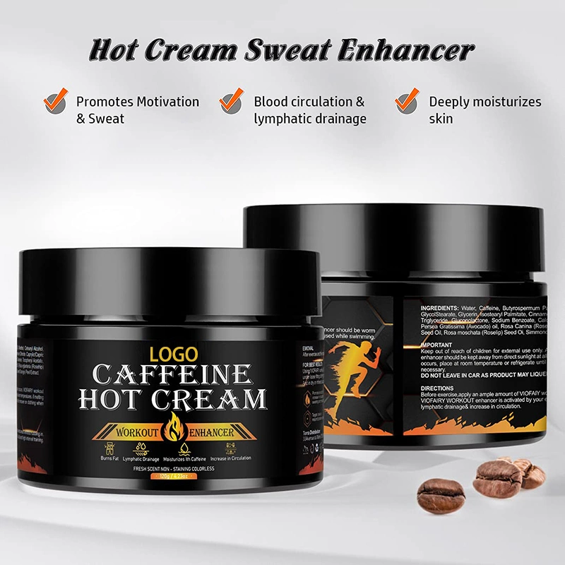 Slim crema anti celulitis orgánicos de pérdida de peso sin efectos secundarios 2 minutos antes de sudor caliente Fat Burner Gel de cafeína Hot Slimming Cream