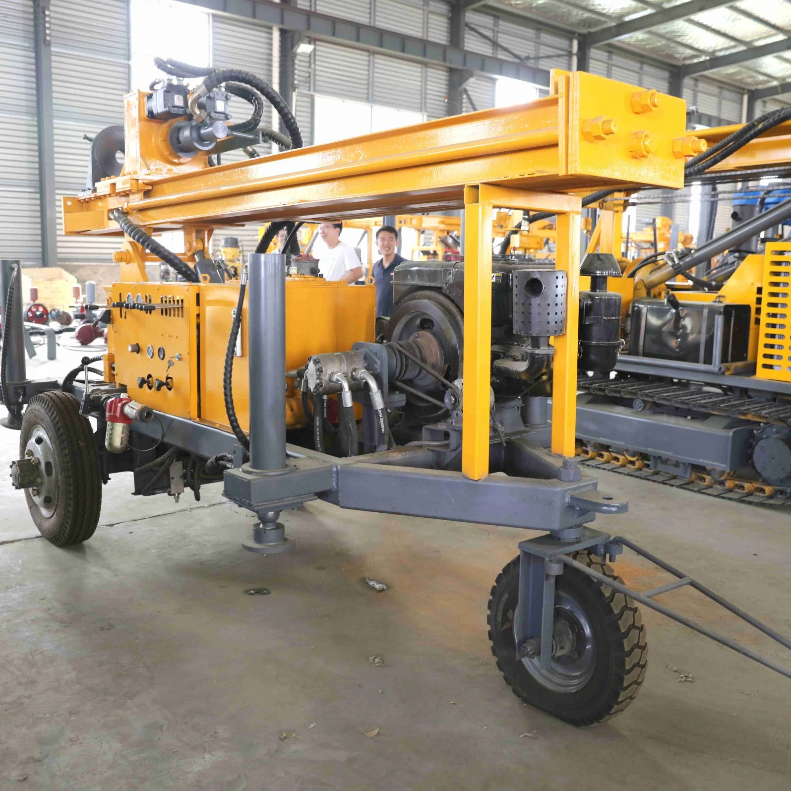 Ykq-150 Top Driving Tractor Mounted Water Well Boring Machine