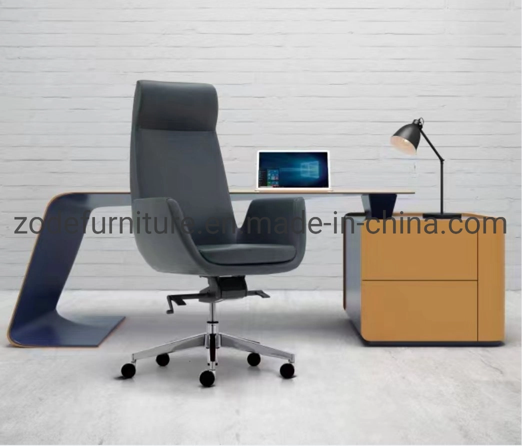 Zode High Back Office Furniture Director Office Modern Ergonomic Executive Polsterung Leder Barber Salon Massage Pediküre Schönheit Computer Stuhl