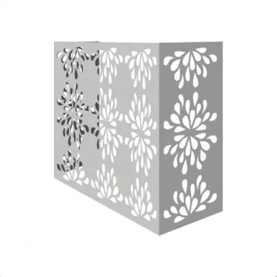 Laser Cut Outdoor Decorative Aluminum Air Conditioner Cover