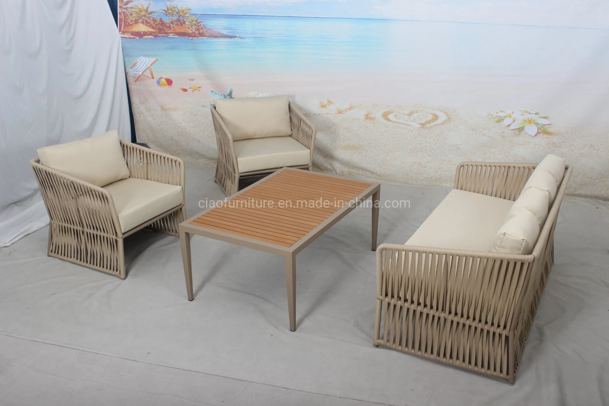 Leisure Hotel Living Room Garden Patio Sofa Set Outdoor Furniture