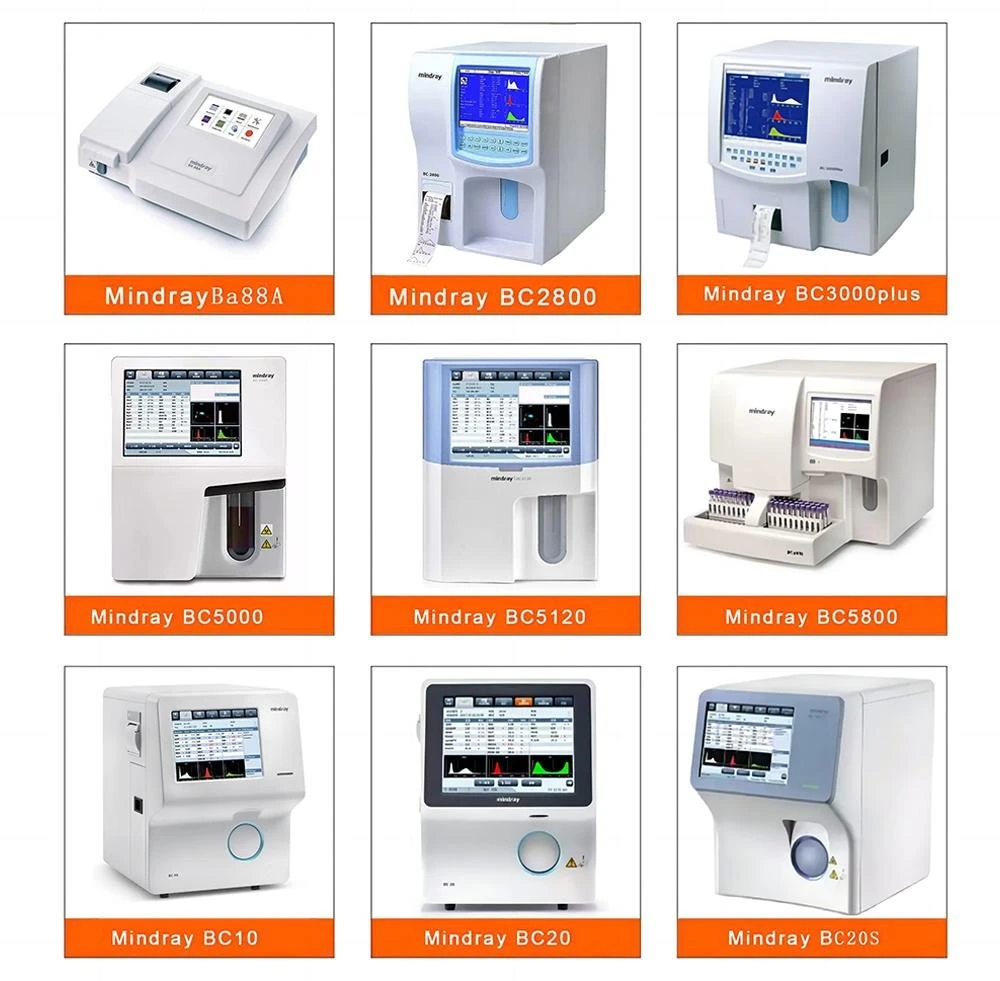 Mindary Auto 5 Part Hematology Analyzer Cbc Test Blood Analyzer Machine Mindary Reagents Bc 5000 for Clinic