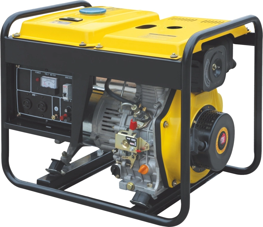 Extec Exd4500t 50Hz/60Hz 2.6kw-3.3kw D178f 296cc 5.5HP Diesel Electrical Starter Generator