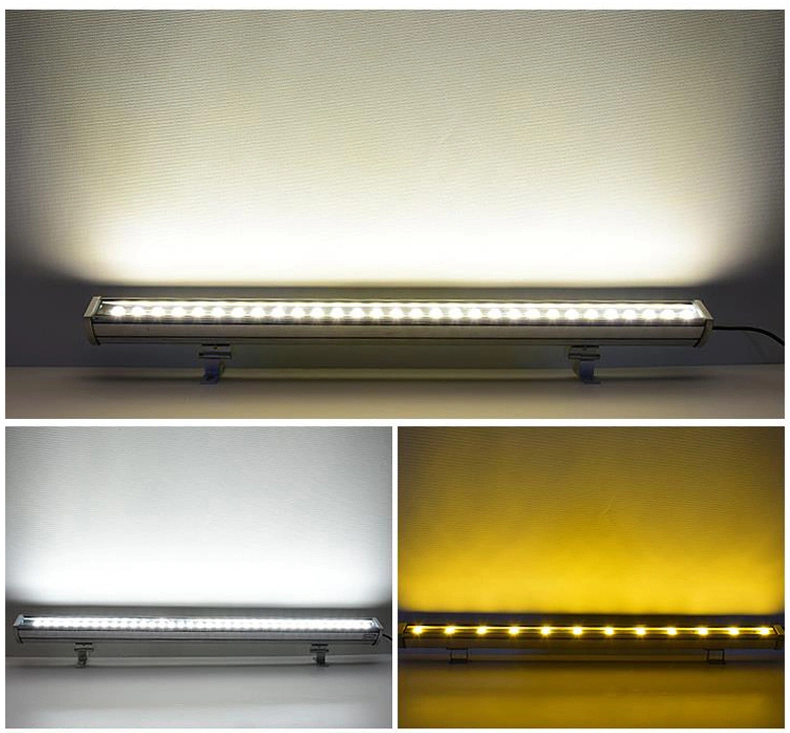 Accesorio de iluminación personalizados al aire libre Linear 24W FOCO LED bañador de pared