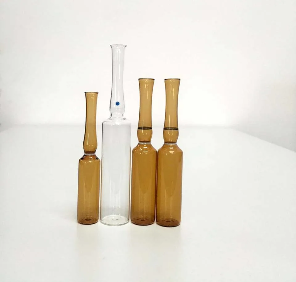 1ml Amber Clear OPC Glass Ampoules for Injection