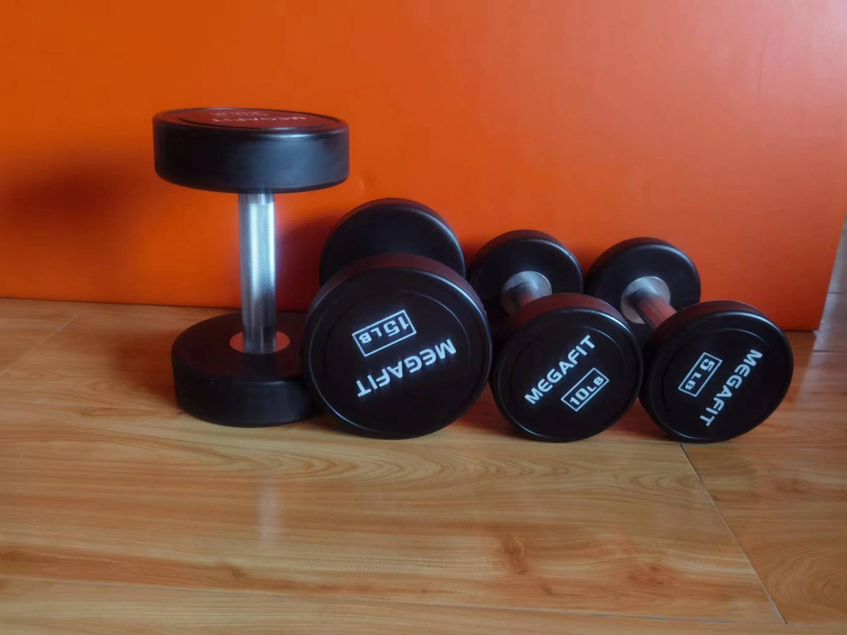 Okpro Pesas Gimnasio Fitness ejercicio conjunto pesa la ronda de la CPU de uretano