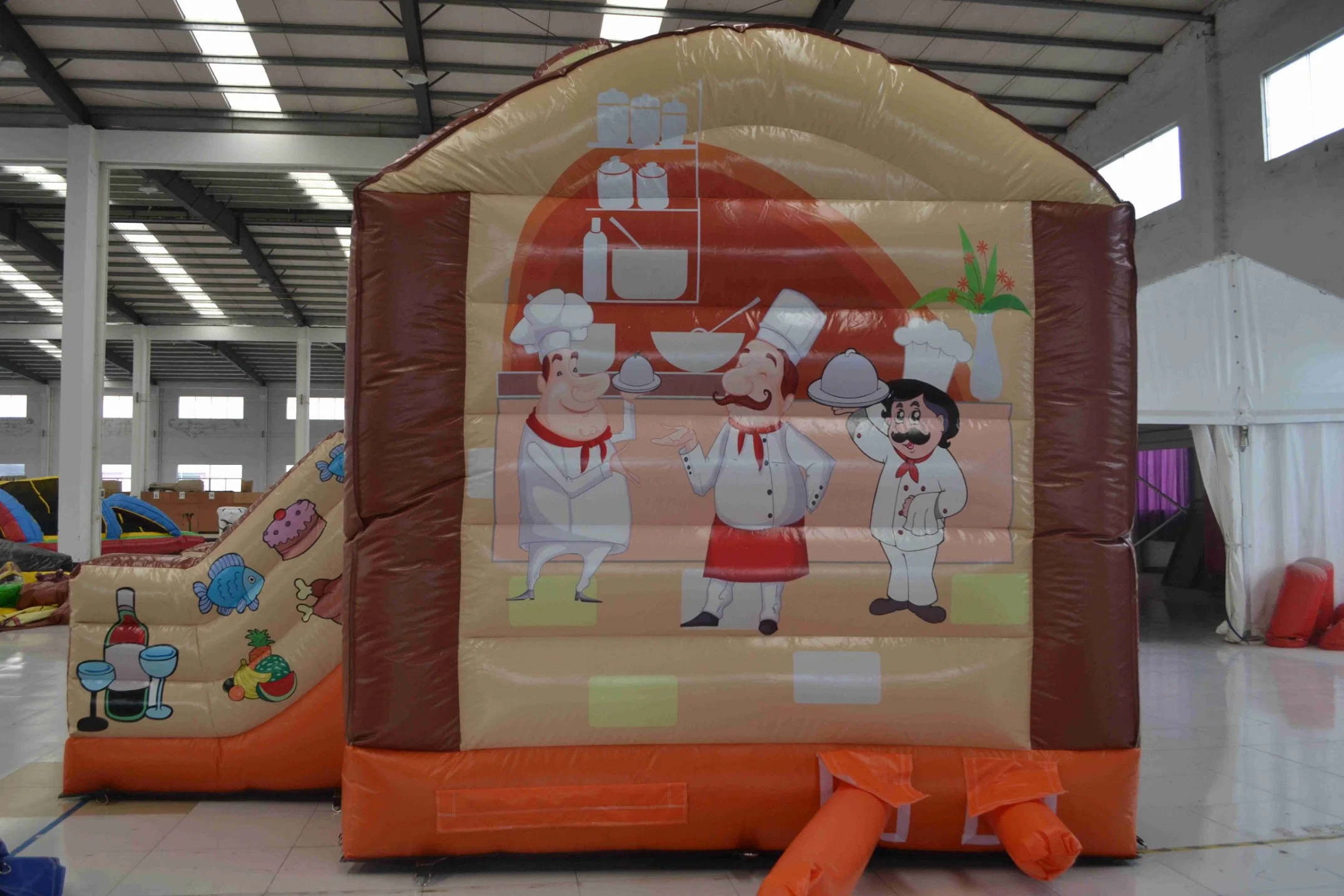 Inflatable Toy with Bouncer and Slide Combo PVC Inflatable Slide Bouncer (AQ01528)