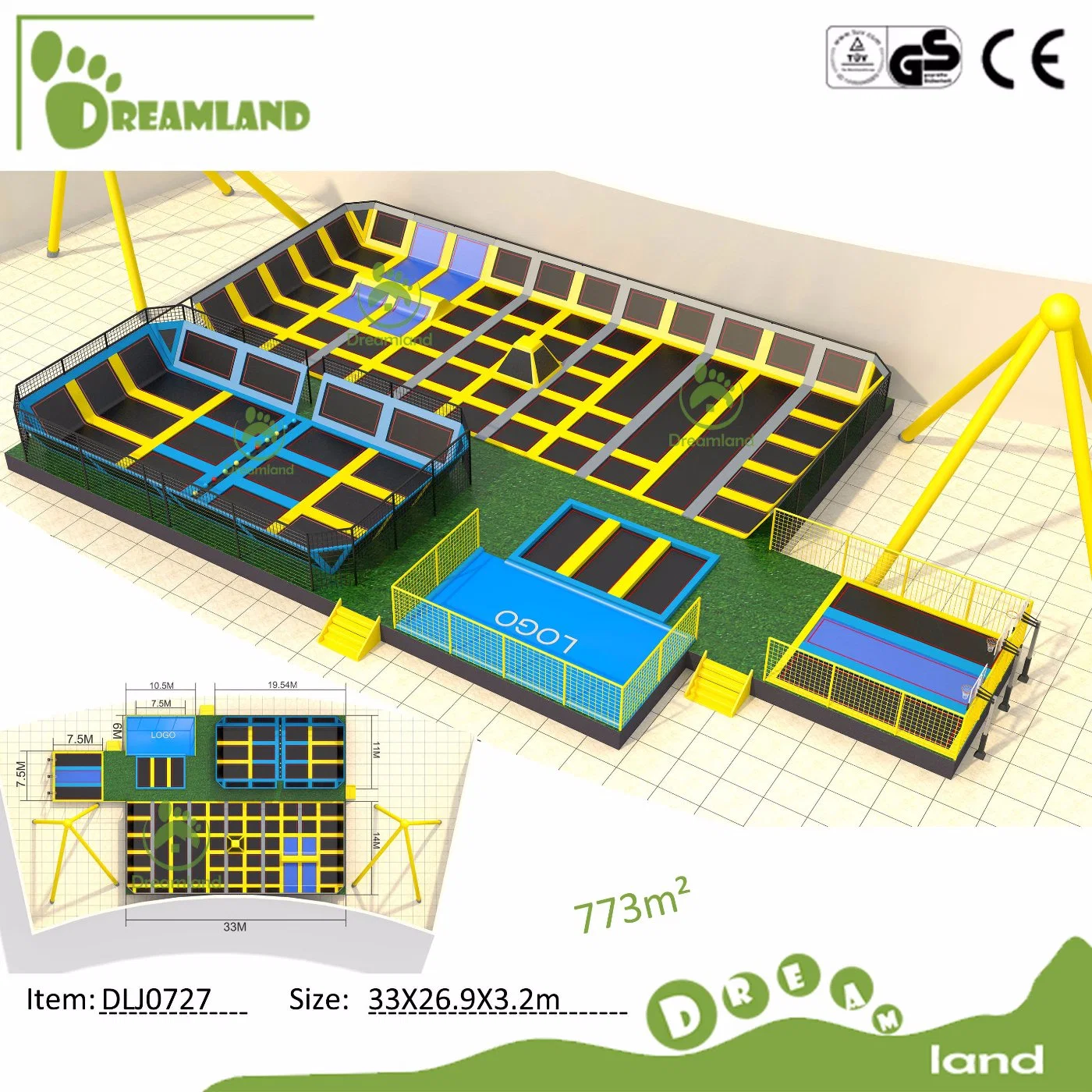 Top Quality Hot Sale Indoor Trampoline Park Play Centre for Children