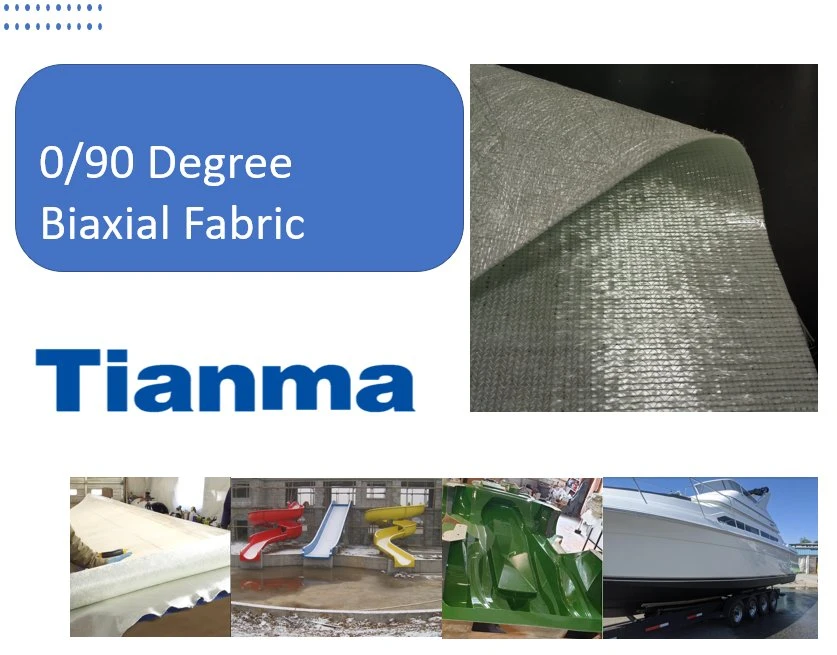 Glass Fiber Stitch-Bonded Biaxial Fabrics with Mat in 0 /90 Degree