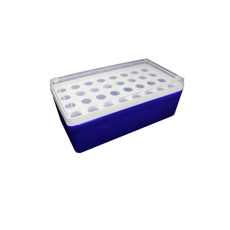 Medical 72 Wells 1.5ml Plastic Centrifuge Tube Box with Cover