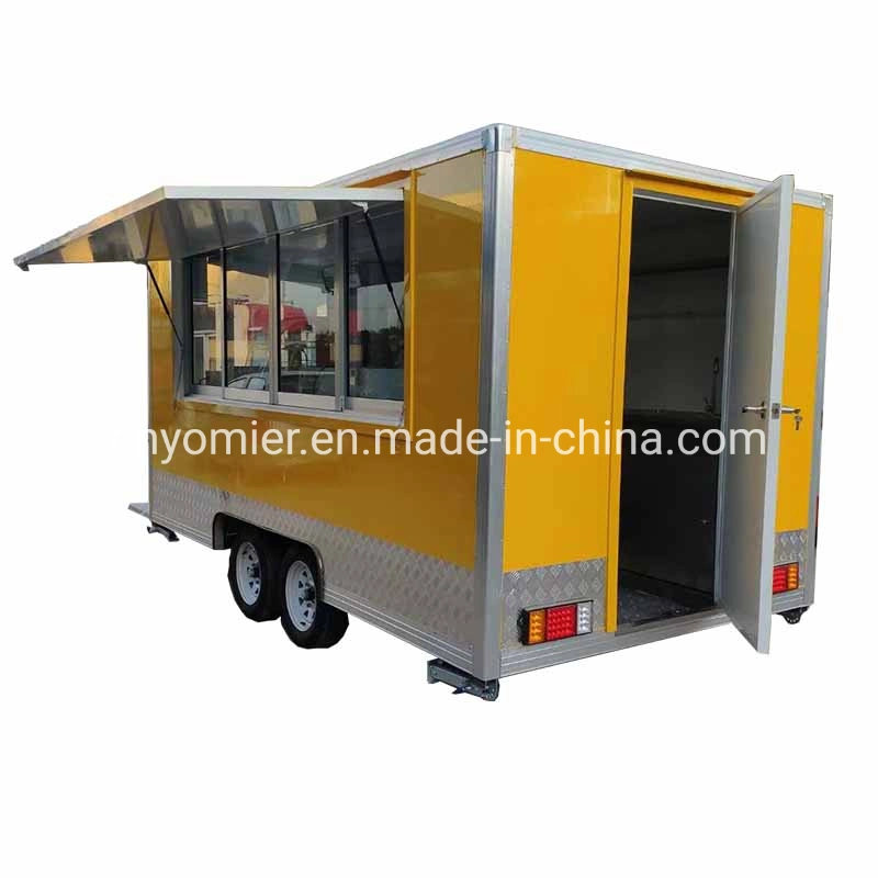 Street Mobile Burger Pizza Food Concession Cart