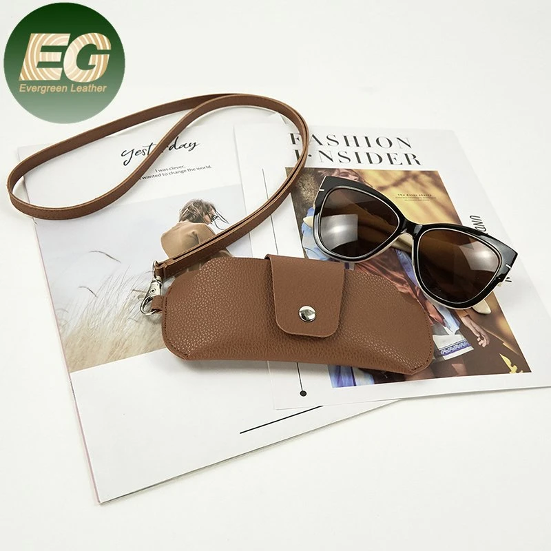 Ea095 Sunglass Pouch Bag Unique Eyeglass Travel Luxury Glasse Eye Sun Glasses Leather Sunglasses Case Custom Logo