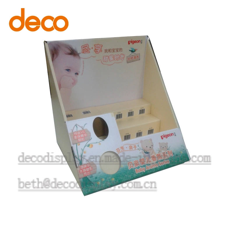 Cardboard Paper Case Counter Pen Stationery Display Stand