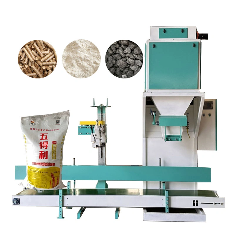 Full Automatics 50kg Fertilizer Bag Charcoal Briquette Powder Packing Machine for Food