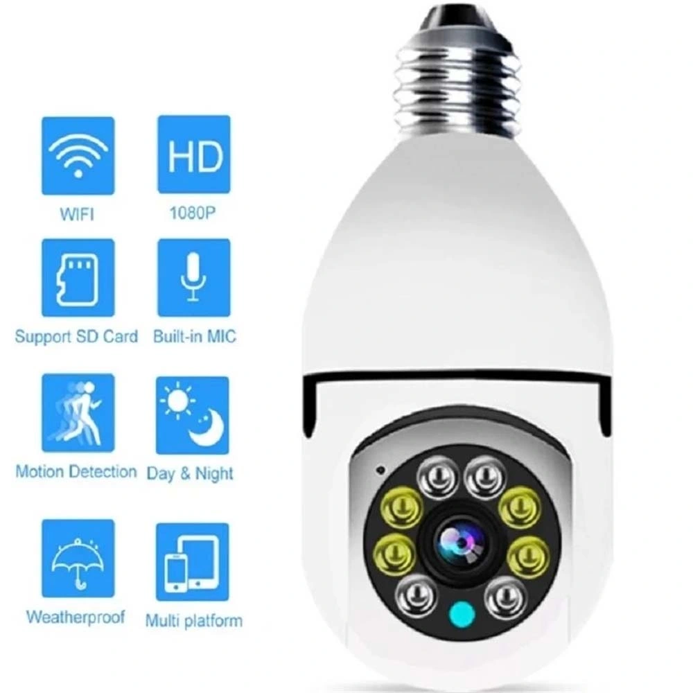 A6 Lampe de feu de sécurité de l'app Smart Vision de nuit WiFi de commande de caméra de vidéosurveillance