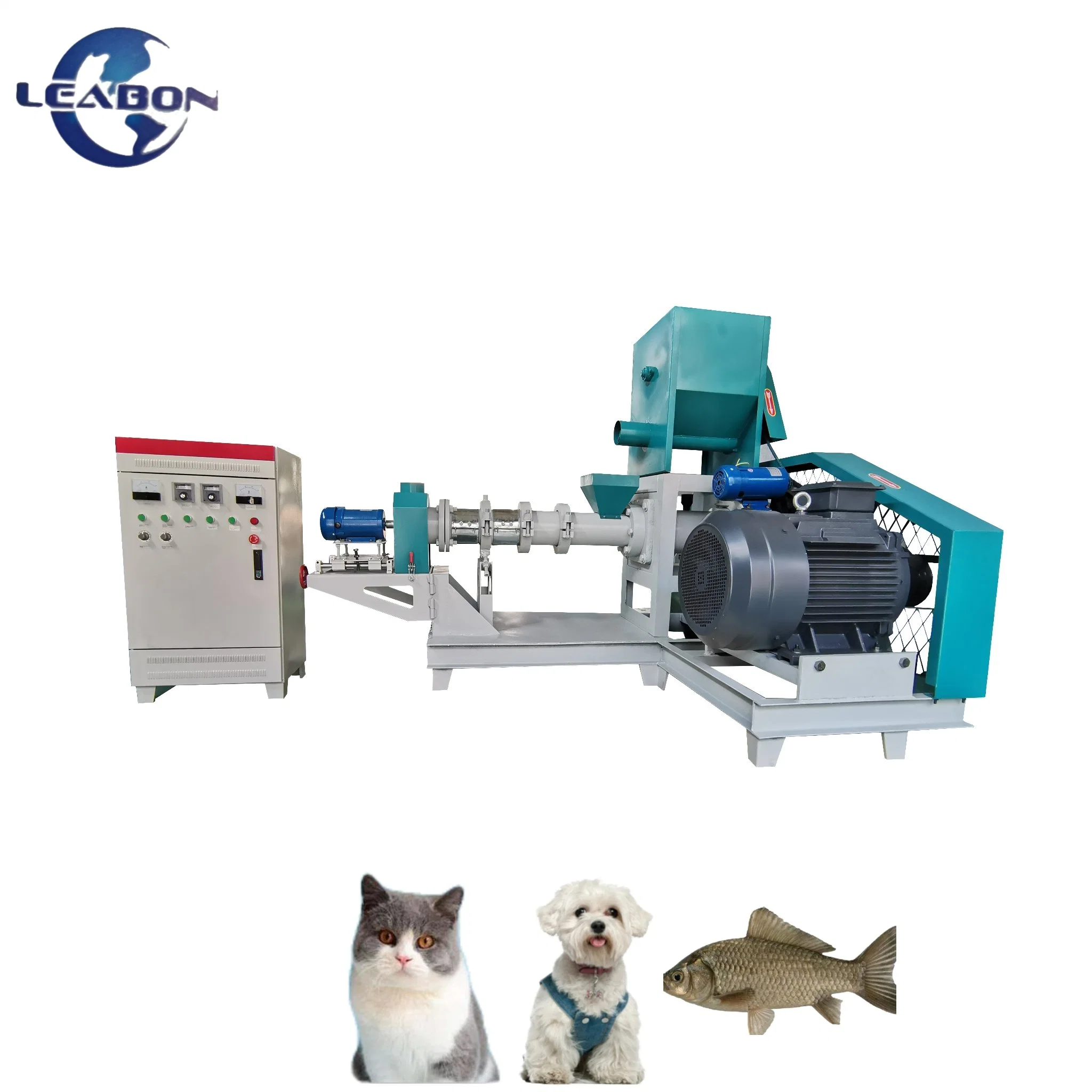 Mini Wet Type Screw Floating Catfish Feed Mill Pet Dog Feed Extruder Machine Price