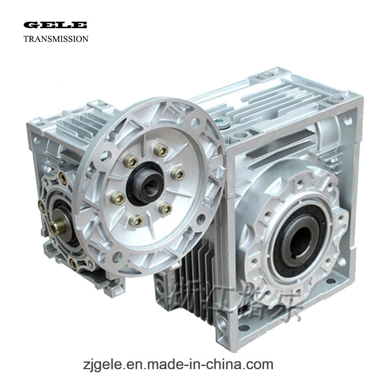 Carbonize &Quencher Heat Treatment Worm Gear Box with IEC Motor Flange